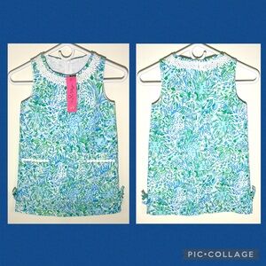 NWT Lilly Pulitzer Little Lilly Classic Shift Dress in Dandy Lions Pattern